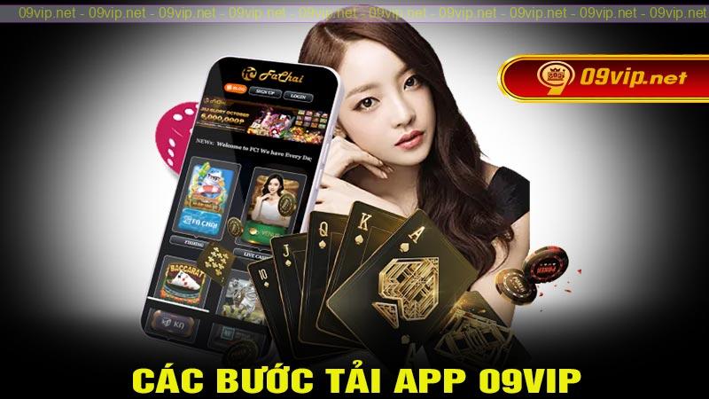 Các bước tải app 09vip dễ dàng