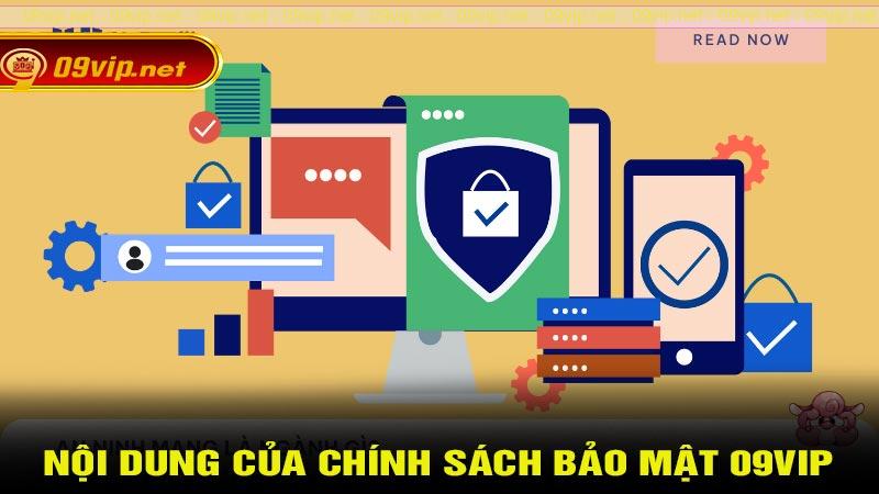 Nội dung của chính sách bảo mật 09vip