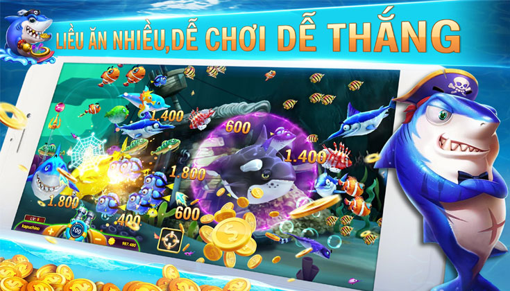 Trải nghiệm gameplay siêu cuốn trong bắn cá xèng apk